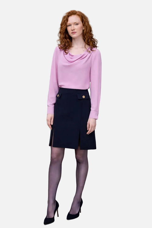 Dark Blue Short Skirt